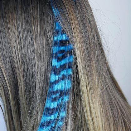 Imaginea din Accesoriu de păr colorat - albastră