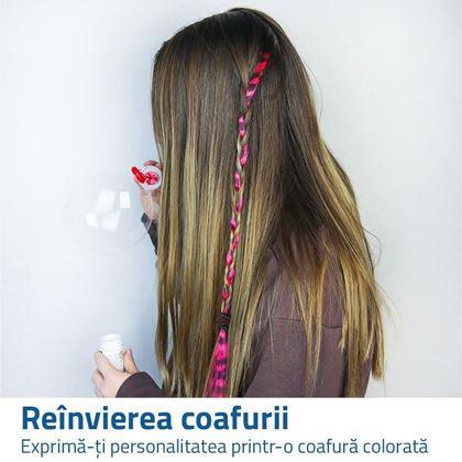 Imaginea din Accesoriu de păr colorat - roz