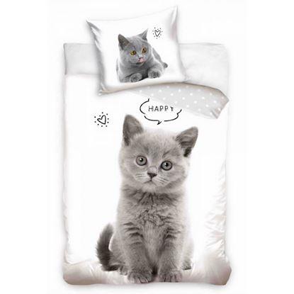 Imaginea Lenjerie de pat pentru copii - pisicuță