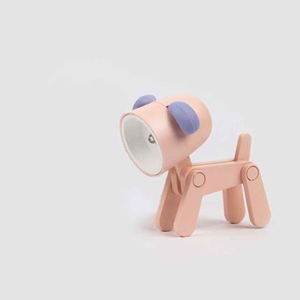 Imaginea din Lampă mini câine – roz