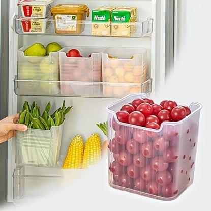 Imaginea Organizator transparent pentru frigider