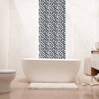 Imaginea din Mozaic pe grilă - alb-negru