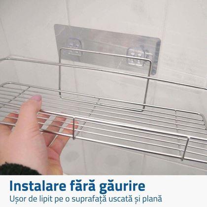 Imaginea din Raft autoadeziv din inox