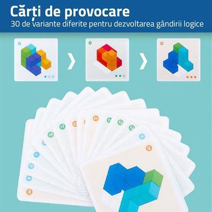 Imaginea Puzzle 3D din lemn cu cărți