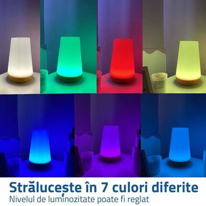 Imaginea din Lampă LED inteligentă care schimbă culoarea