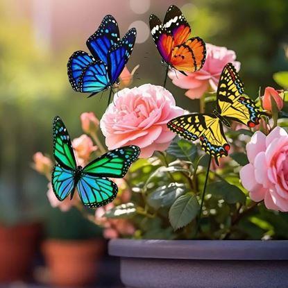 Imaginea Tija pentru ghiveci 24 bucăţi - fluture