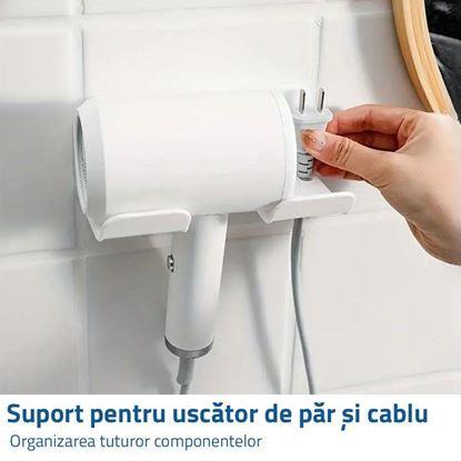 Imaginea Suport pentru uscător de păr în baie