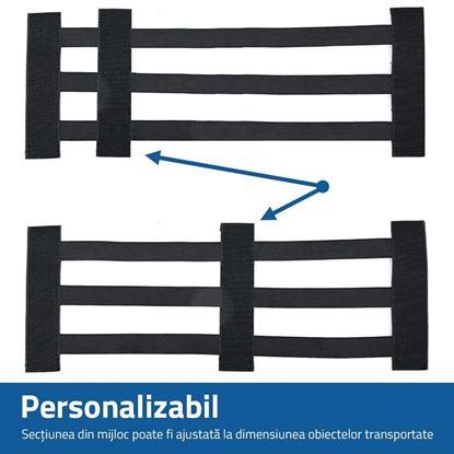 Imaginea Suport elastic cu velcro pentru portbagajul mașinii