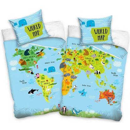 Imaginea Lenjerie de pat pentru copii - animale din lume