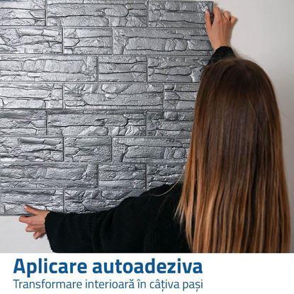 Imaginea Tapetă 3D autocolantă – ardezie