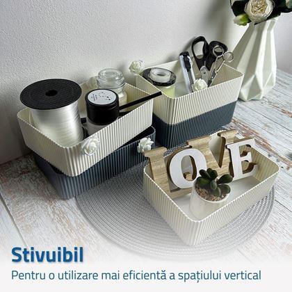 Imaginea din Organizator stivuibil - alb