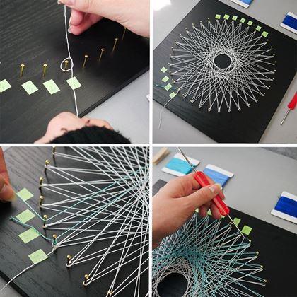 Imaginea din Set creativ String Art - Mandala