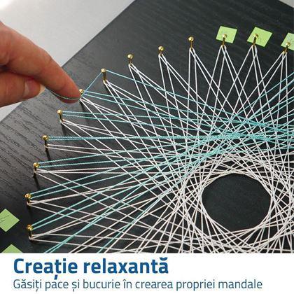 Imaginea din Set creativ String Art - Mandala