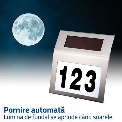 Imaginea din Lumină solară cu număr de casă