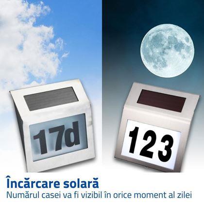 Imaginea din Lumină solară cu număr de casă