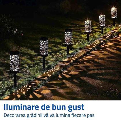 Imaginea din Iluminat solar pentru grădină cu ornamente