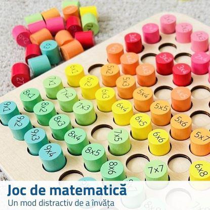 Imaginea Contor educativ din lemn - masa inmultirii