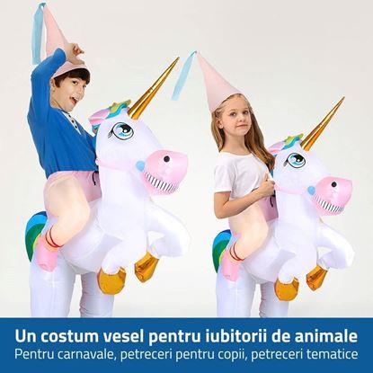 Imaginea Costum gonflabil - unicorn