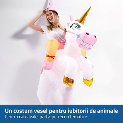 Imaginea din Costum gonflabil - unicorn