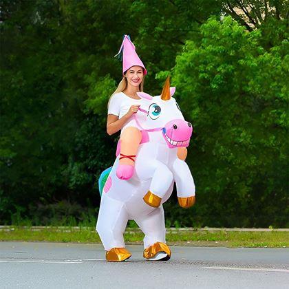Imaginea din Costum gonflabil - unicorn