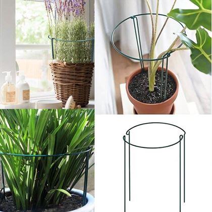 Imaginea din Suport metalic pentru plante 2 buc 35 cm