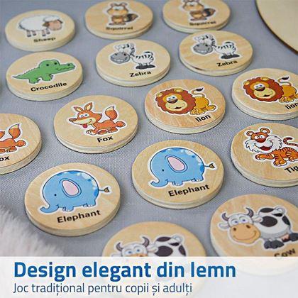 Imaginea din  Pexeso din lemn - animale