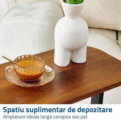 Imaginea din Măsuță adițională pentru canapea – închisă