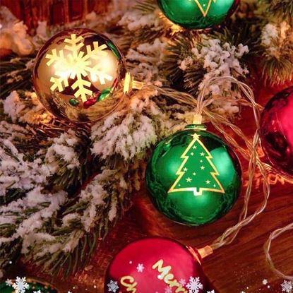 Imaginea Ghirlandă luminoasă LED - ornamente de Crăciun