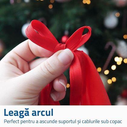 Imaginea din Fustă pentru bradul de Crăciun - fulgi de zăpadă