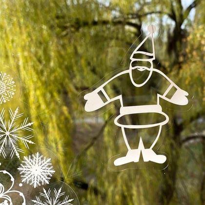 Imaginea din Autocolant pentru fereastra de Crăciun - brad