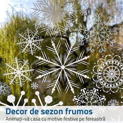 Imaginea din Autocolant pentru fereastra de Crăciun - brad