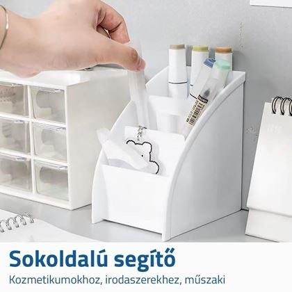 Imaginea din Organizator pentru birou cu compartimente - alb