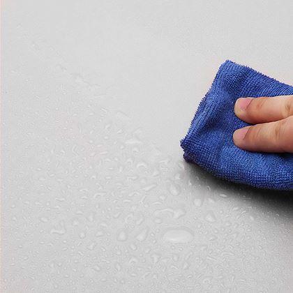 Imaginea din Saltea premium din piele ecologică pentru mouse și tastatură 80x40 cm - gri deschis