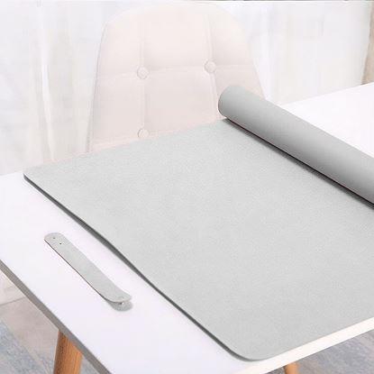 Imaginea Saltea premium din piele ecologică pentru mouse și tastatură 80x40 cm