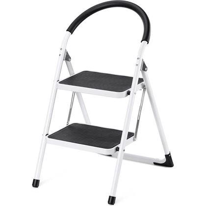 Imaginea din Scară metalică pliabilă cu 2 trepte, 83 cm