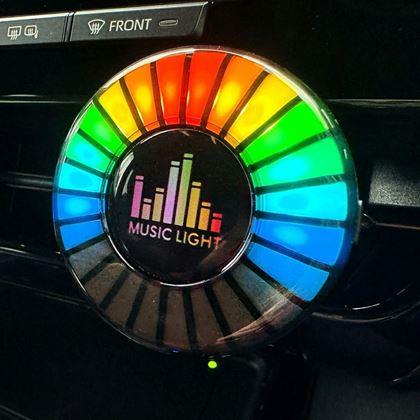 Imaginea din Lumină LED activată de muzică pentru mașină