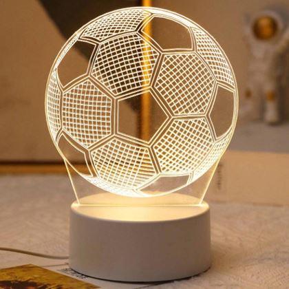 Imaginea din Lampă 3D - minge de fotbal