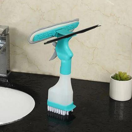 Imaginea din Racletă de geam 3 în 1 cu pulverizator