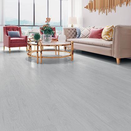 Imaginea din Folie autocolantă pentru pardoseală 200x60 cm - lemn gri