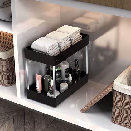 Imaginea din Organizator cu două niveluri sub chiuvetă