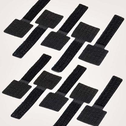 Imaginea 10 buc benzi de prindere cu scai