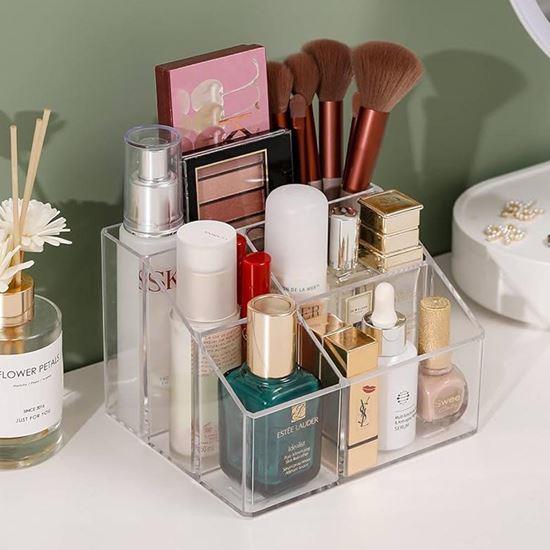 Imaginea din Organizator transparent cu 5 compartimente