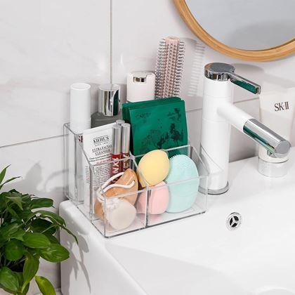Imaginea din Organizator transparent cu 5 compartimente