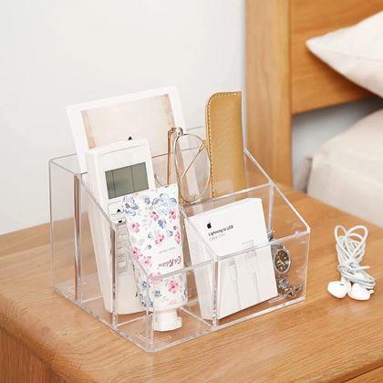 Imaginea din Organizator transparent cu 5 compartimente