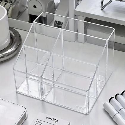 Imaginea din Organizator transparent cu 5 compartimente
