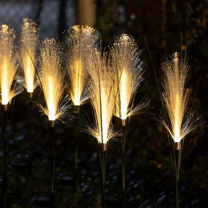 Imaginea LED solar de grădină cu țăruș - iarbă de pampas