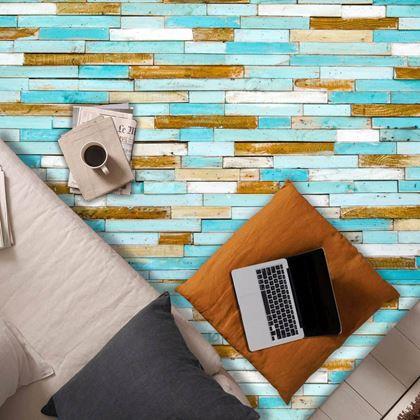Imaginea din Folie autocolantă pentru mobilier și podea 3m - armonie albastră