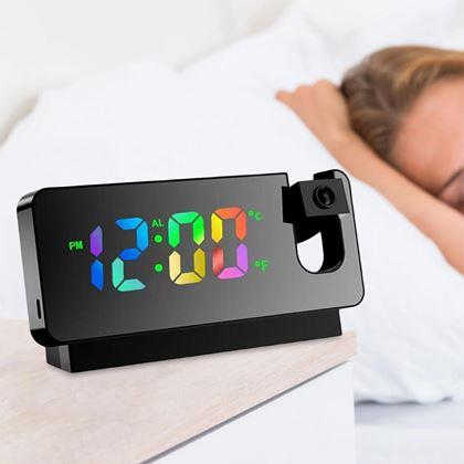 Imaginea din Ceas deșteptător digital cu proiecție a timpului