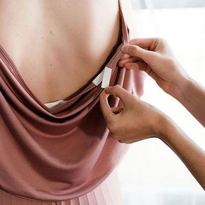 Imaginea din Bandă adezivă dublă față pentru îmbrăcăminte și corp, 36 bucăți