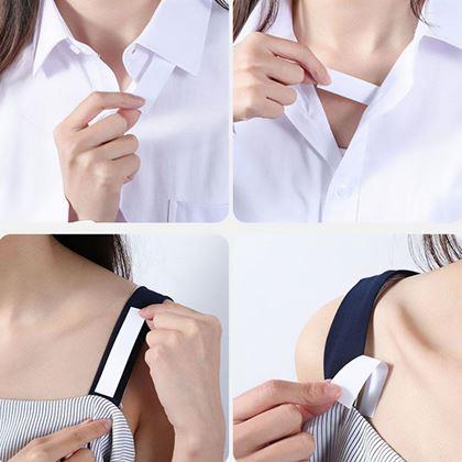 Imaginea din Bandă adezivă dublă față pentru îmbrăcăminte și corp, 36 bucăți